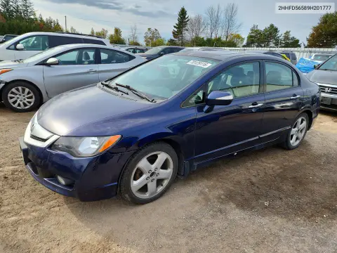 2HHFD56589H201777 — 2009 Acura CSX, Град, фото до ремонта