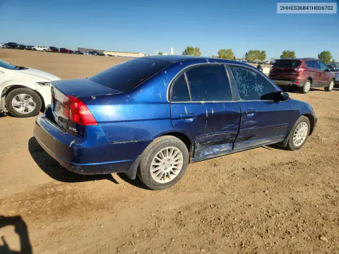 2001 Acura 1.7El Premium VIN 2HHES36841H006702 фото 3