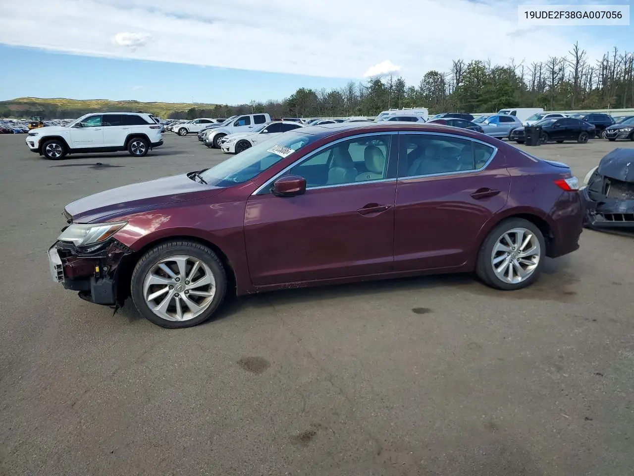 2016 Acura Ilx Base Watch Plus VIN 19UDE2F38GA007056 фото 1
