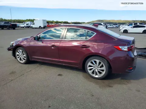 2016 Acura Ilx Base Watch Plus VIN 19UDE2F38GA007056 фото 2