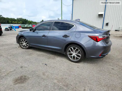 2019 Acura Ilx Premium VIN 19UDE2F78KA012088 фото 2