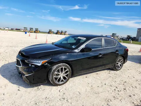 2019 Acura Ilx Premium VIN 19UDE2F78KA011085 фото 1