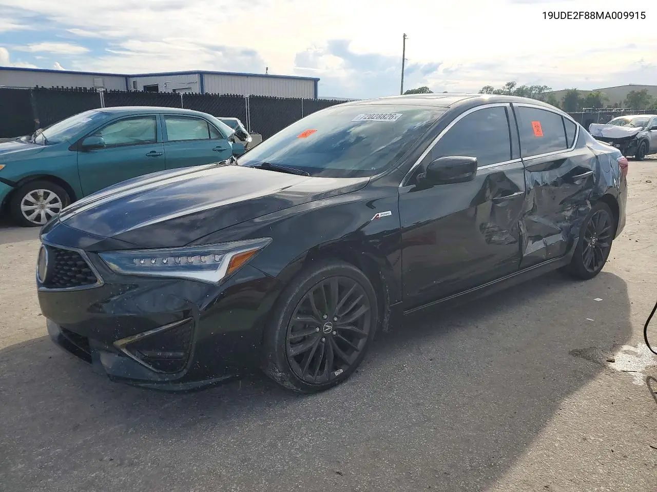 2021 Acura Ilx Premium A-Spec VIN 19UDE2F88MA009915 фото 1
