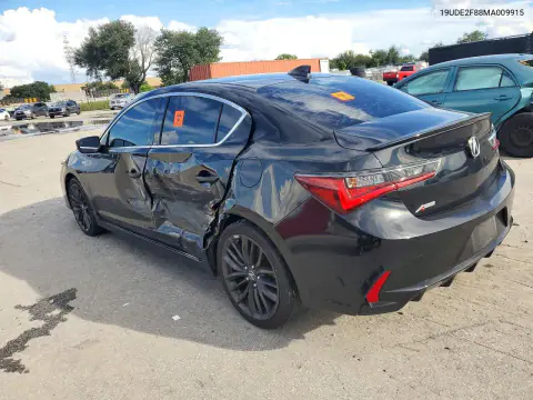 2021 Acura Ilx Premium A-Spec VIN 19UDE2F88MA009915 фото 2