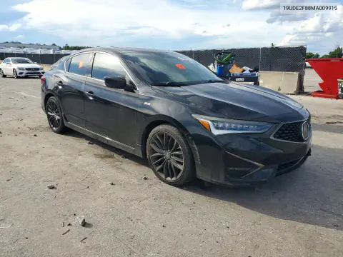 2021 Acura Ilx Premium A-Spec VIN 19UDE2F88MA009915 фото 4