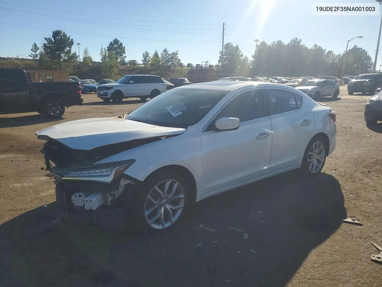 2022 Acura Ilx VIN 19UDE2F35NA001003 фото 1