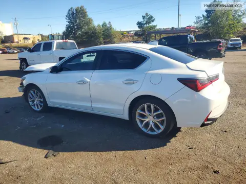 2022 Acura Ilx VIN 19UDE2F35NA001003 фото 2
