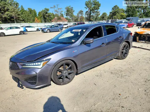 19UDE2F82NA008034 — 2022 Acura ILX, Передняя часть, фото до ремонта