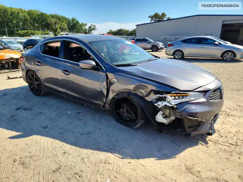 2022 Acura Ilx Premium A-Spec VIN 19UDE2F82NA008034 фото 4