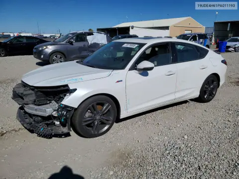 19UDE4H61PA011193 — 2023 Acura Integra, Передняя часть, фото до ремонта