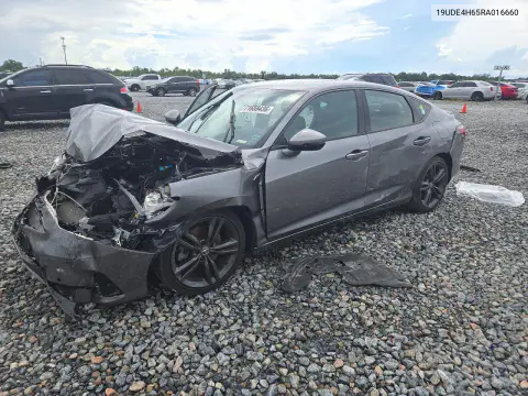 19UDE4H65RA016660 — 2024 Acura Integra, Передняя часть, фото до ремонта