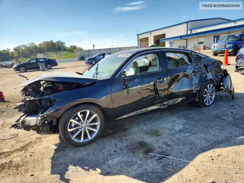 19UDE4H29RA026959 — 2024 Acura Integra, Передняя часть, фото до ремонта