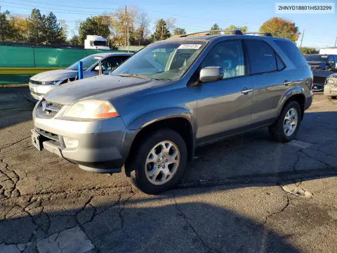 2HNYD18801H533299 — 2001 Acura MDX, Мелкие вмятины и царапины, фото до ремонта