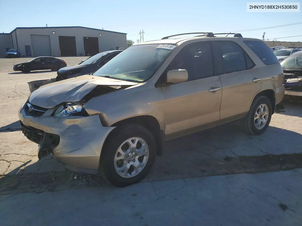 2002 Acura Mdx Touring VIN 2HNYD188X2H530850 фото 1