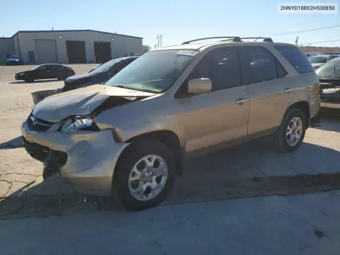 2HNYD188X2H530850 — 2002 Acura MDX, Передняя часть, фото до ремонта