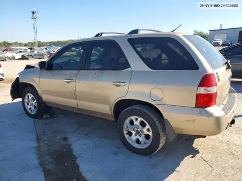 2002 Acura Mdx Touring VIN 2HNYD188X2H530850 фото 2