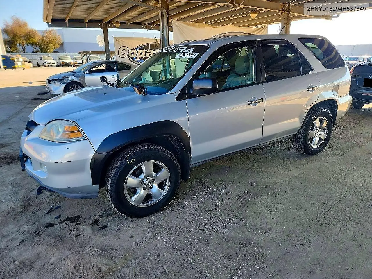 2004 Acura Mdx VIN 2HNYD18294H537349 фото 1