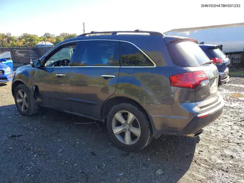 2011 Acura Mdx Technology VIN 2HNYD2H47BH531232 фото 2