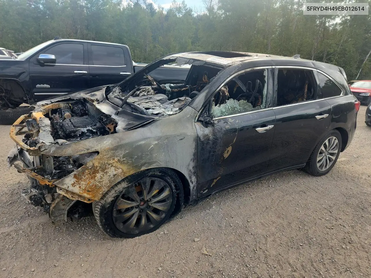 2014 Acura Mdx Technology VIN 5FRYD4H49EB012614 фото 1