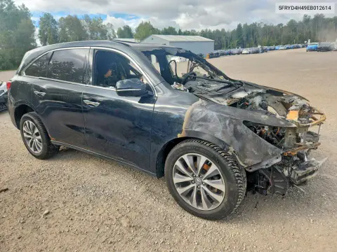 2014 Acura Mdx Technology VIN 5FRYD4H49EB012614 фото 4