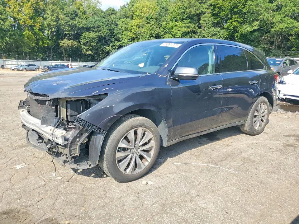 2014 ACURA MDX VIN 5FRYD3H42EB008169 фото 1
