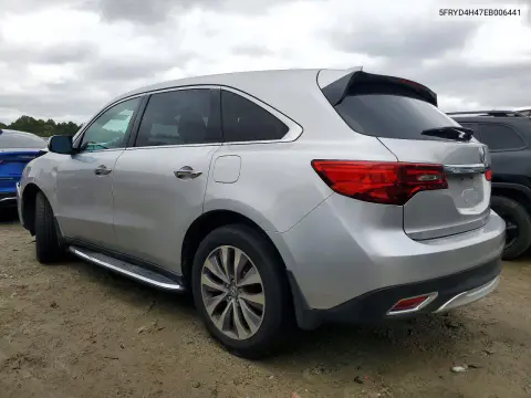 2014 Acura Mdx Technology VIN 5FRYD4H47EB006441 фото 2