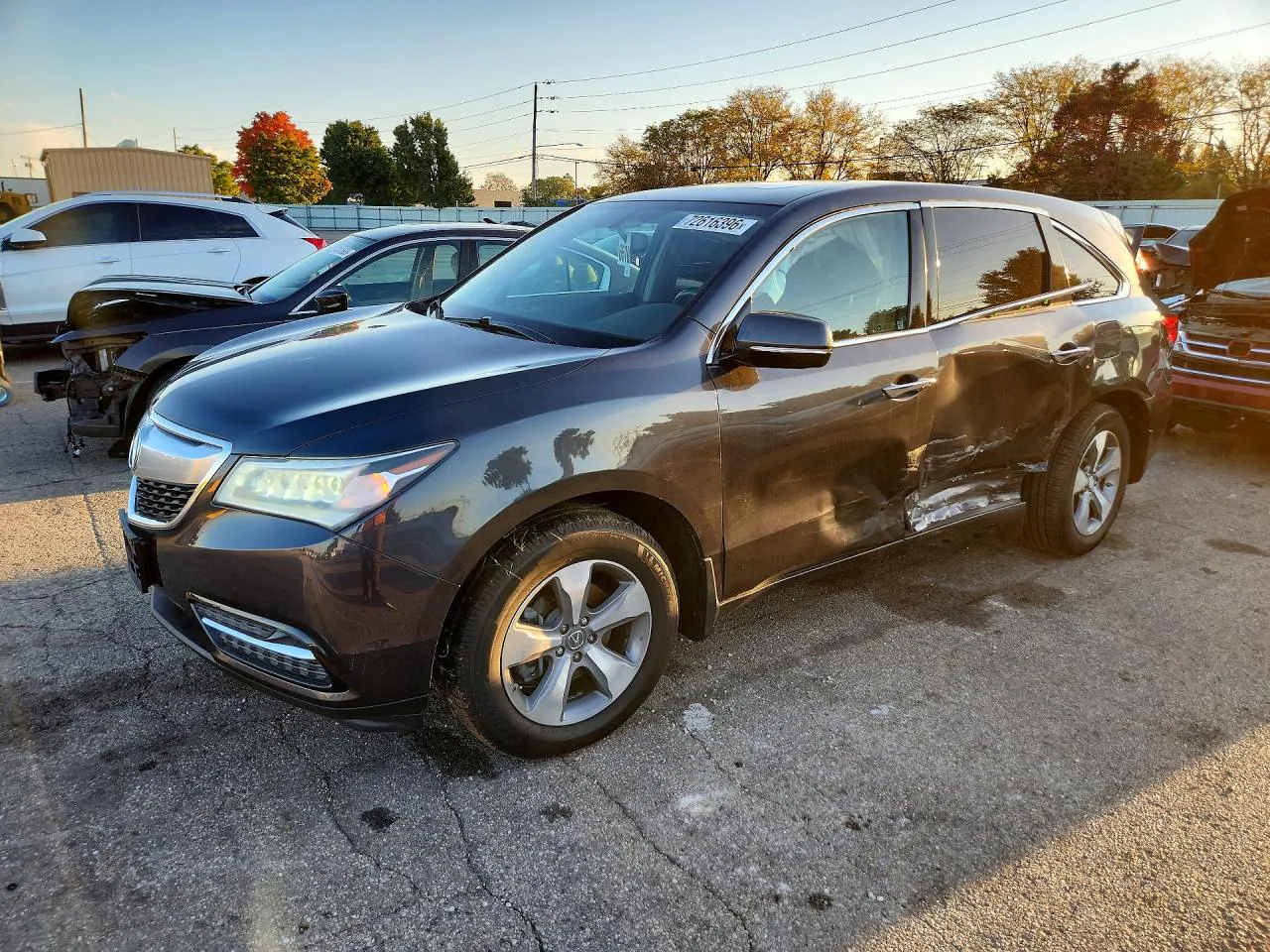2015 Acura Mdx VIN 5FRYD4H24FB010706 фото 1