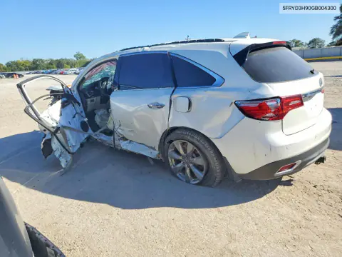 2016 Acura Mdx Advance VIN 5FRYD3H90GB004300 фото 2