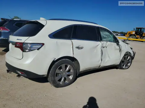 2016 Acura Mdx Advance VIN 5FRYD3H90GB004300 фото 3