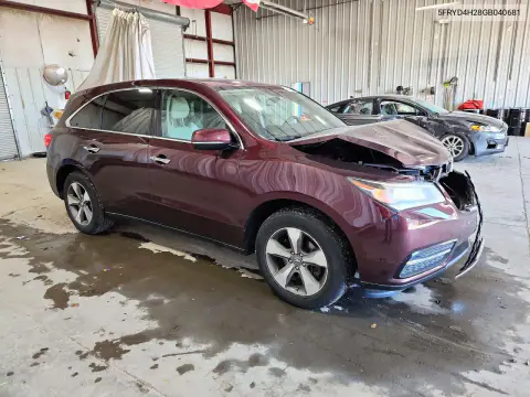 2016 Acura Mdx VIN 5FRYD4H28GB040681 фото 4