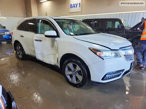 2016 Acura Mdx VIN 5FRYD4H28GB026439 фото 4