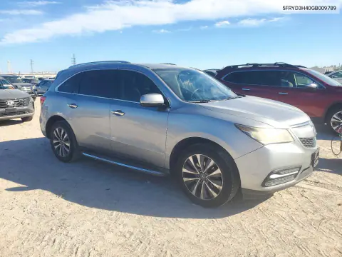 2016 Acura Mdx Technology VIN 5FRYD3H40GB009789 фото 4