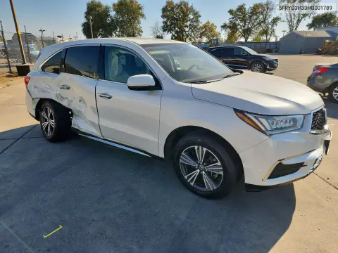 2017 Acura Mdx VIN 5FRYD3H33HB001789 фото 4