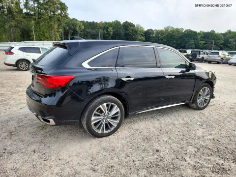 2017 Acura Mdx Technology VIN 5FRYD4H50HB031047 фото 3