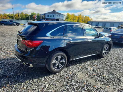 2017 Acura Mdx VIN 5J8YD4H31HL002493 фото 3