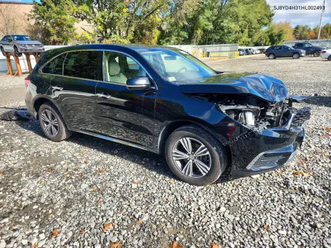 2017 Acura Mdx VIN 5J8YD4H31HL002493 фото 4