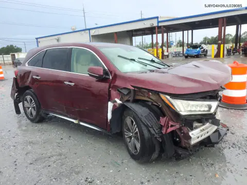 2018 Acura Mdx VIN 5J8YD4H39JL028085 фото 4