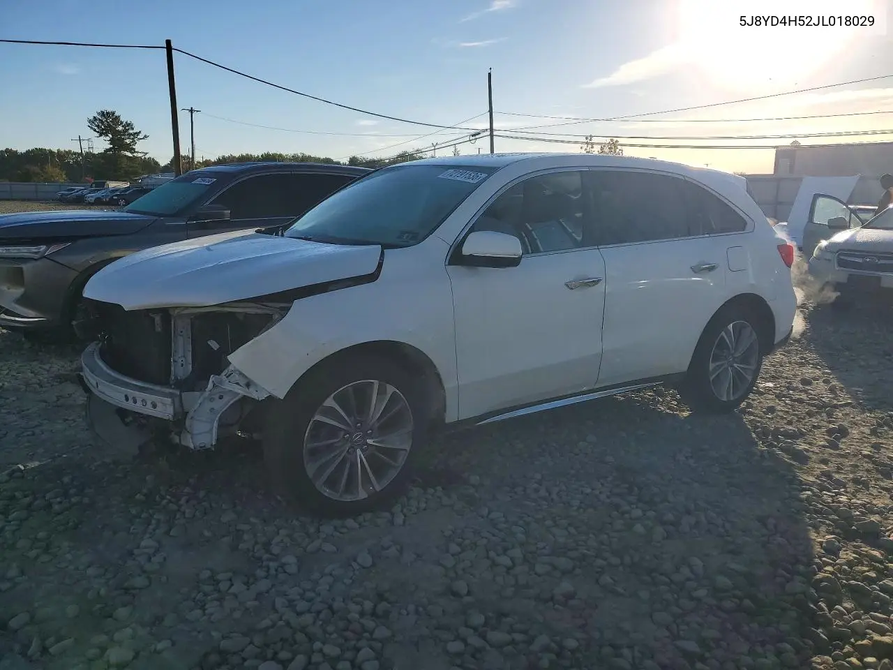 2018 Acura Mdx Technology VIN 5J8YD4H52JL018029 фото 1