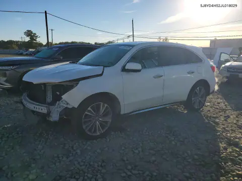 5J8YD4H52JL018029 — 2018 Acura MDX, Повреждение корпуса, фото до ремонта