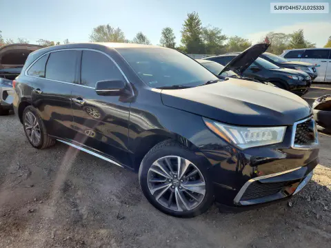 2018 Acura Mdx Technology VIN 5J8YD4H57JL025333 фото 4