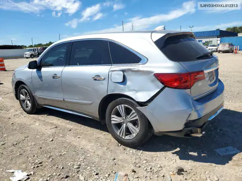2019 Acura Mdx VIN 5J8YD3H3XKL012313 фото 2