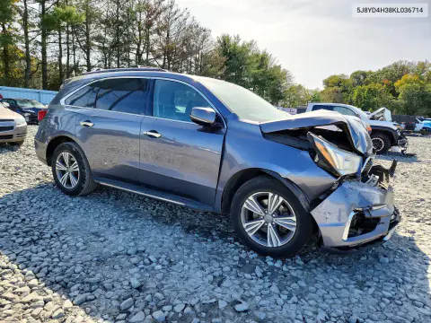 2019 Acura Mdx VIN 5J8YD4H38KL036714 фото 4