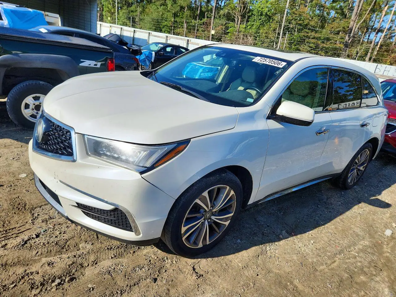 5J8YD4H5XKL004462 Acura MDX 2019 — повреждение Передняя часть, фото до ремонта