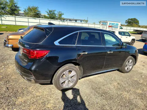 2020 Acura Mdx VIN 5J8YD4H3XLL006776 фото 3