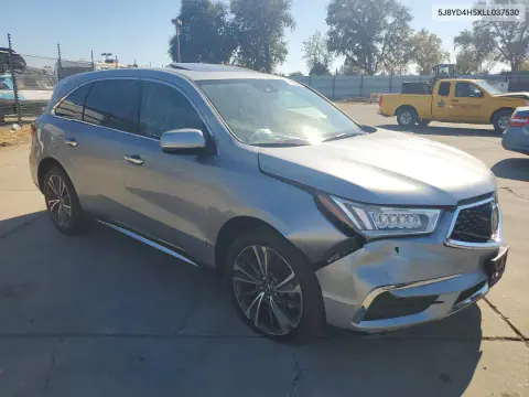 2020 Acura Mdx Technology VIN 5J8YD4H5XLL037530 фото 4