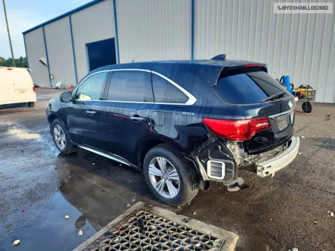 2020 Acura Mdx VIN 5J8YD3H38LL002882 фото 2