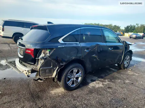 2020 Acura Mdx VIN 5J8YD3H38LL002882 фото 3