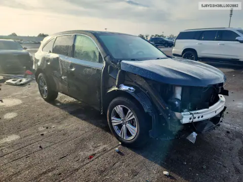 2020 Acura Mdx VIN 5J8YD3H38LL002882 фото 4