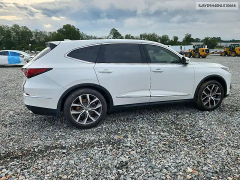 2022 Acura Mdx Technology VIN 5J8YD9H40NL010666 фото 3