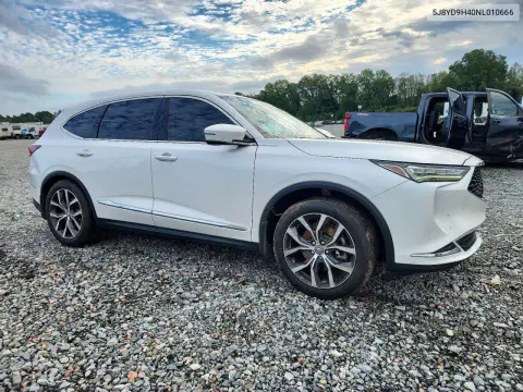 2022 Acura Mdx Technology VIN 5J8YD9H40NL010666 фото 4